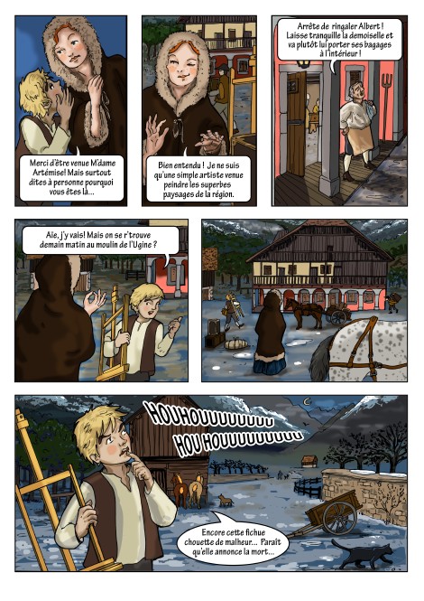 Comic strip Investigation in Chiaroscuro -  - 