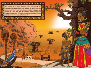  - Illustrations pour enfants, Izzy le petit robot