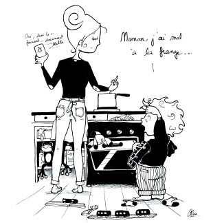  - Dessin humoristique pour la presse et la communication féminine