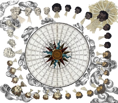 Wind Map Renaissance - Pen - 