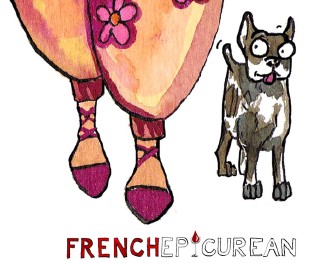 Illustration marketing et identité visuelle pour le site de vins french-epicurean.ch