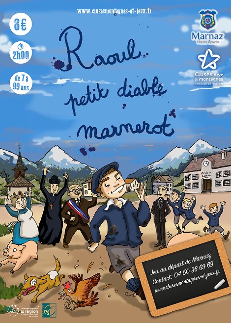 Affiche jeu interactif Marnaz Haute Savoie - Dessin - 2017