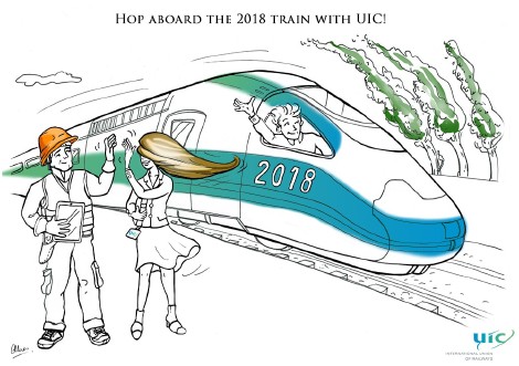 Union Internationale des Chemins de fer - Dessin - 2017