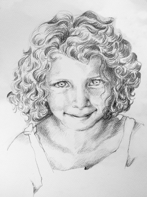 Portrait d’enfant - Mine de plomb - 2021